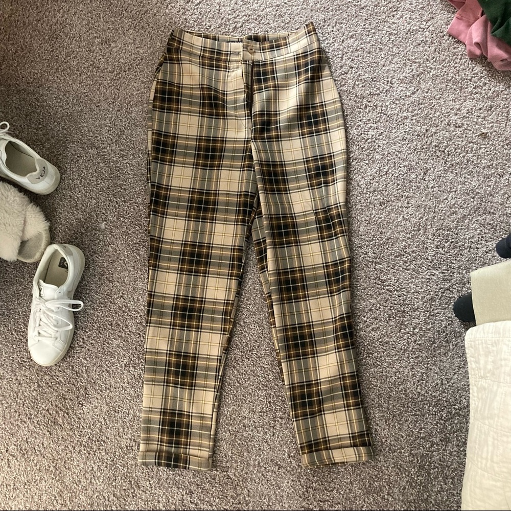 Plaid trousers